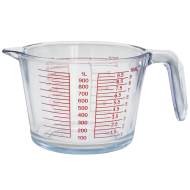 Cană sticlă gradată 350 ml